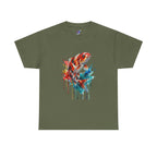 Koi Fish Watercolor T-Shirt — Vibrant Drip Art Tee