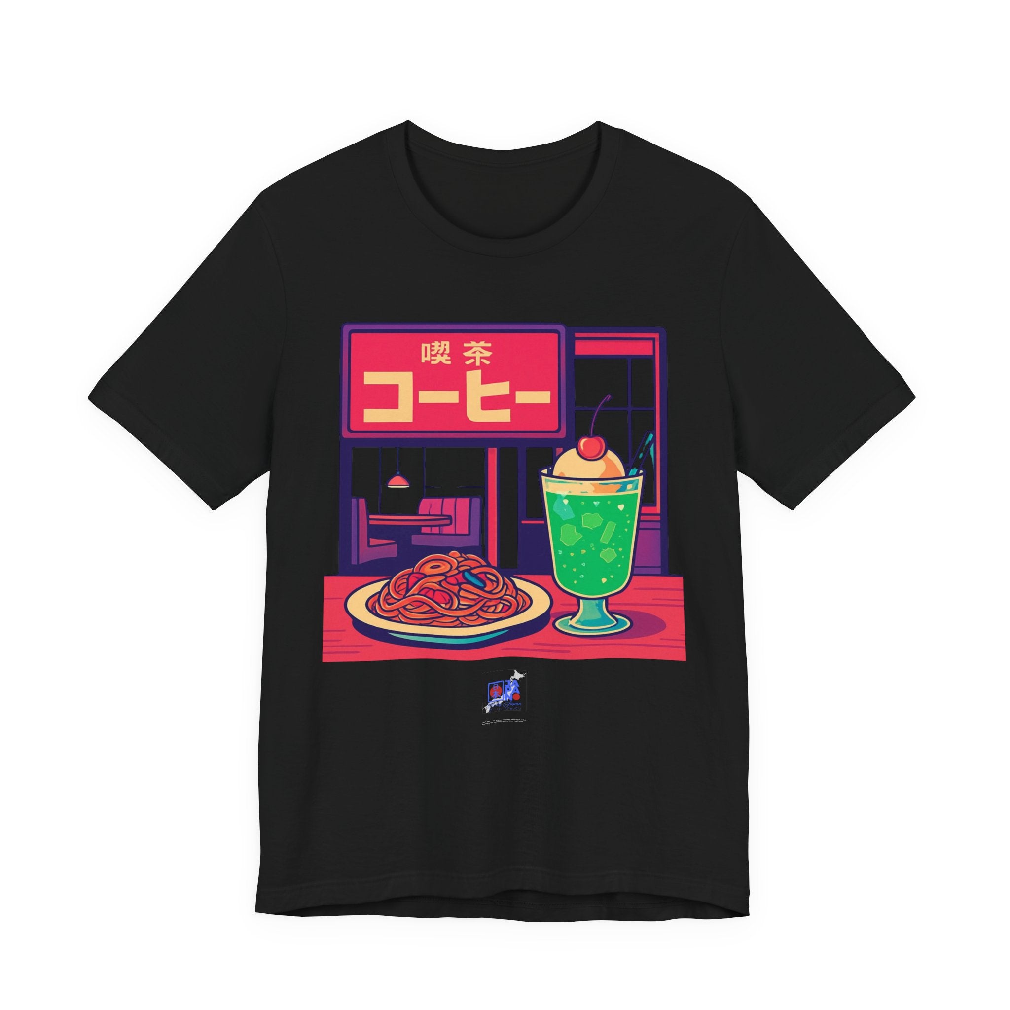 Kissaten Cream Soda Napolitan Tee | Retro Japanese Cafe Graphic