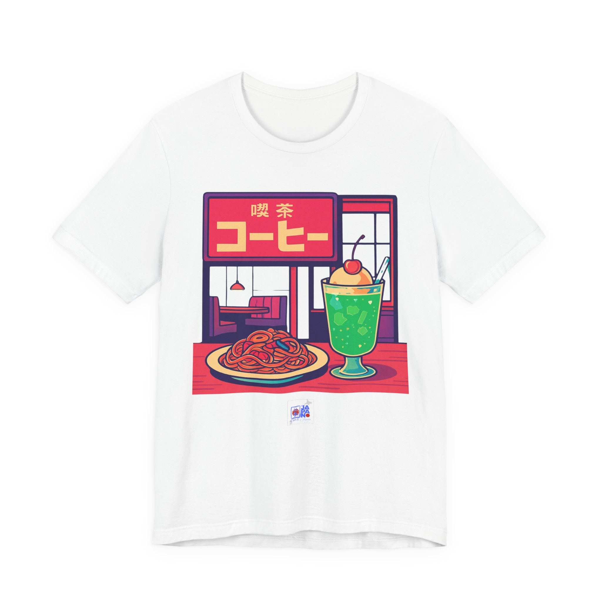 Kissaten Cream Soda Napolitan Tee | Retro Japanese Cafe Graphic