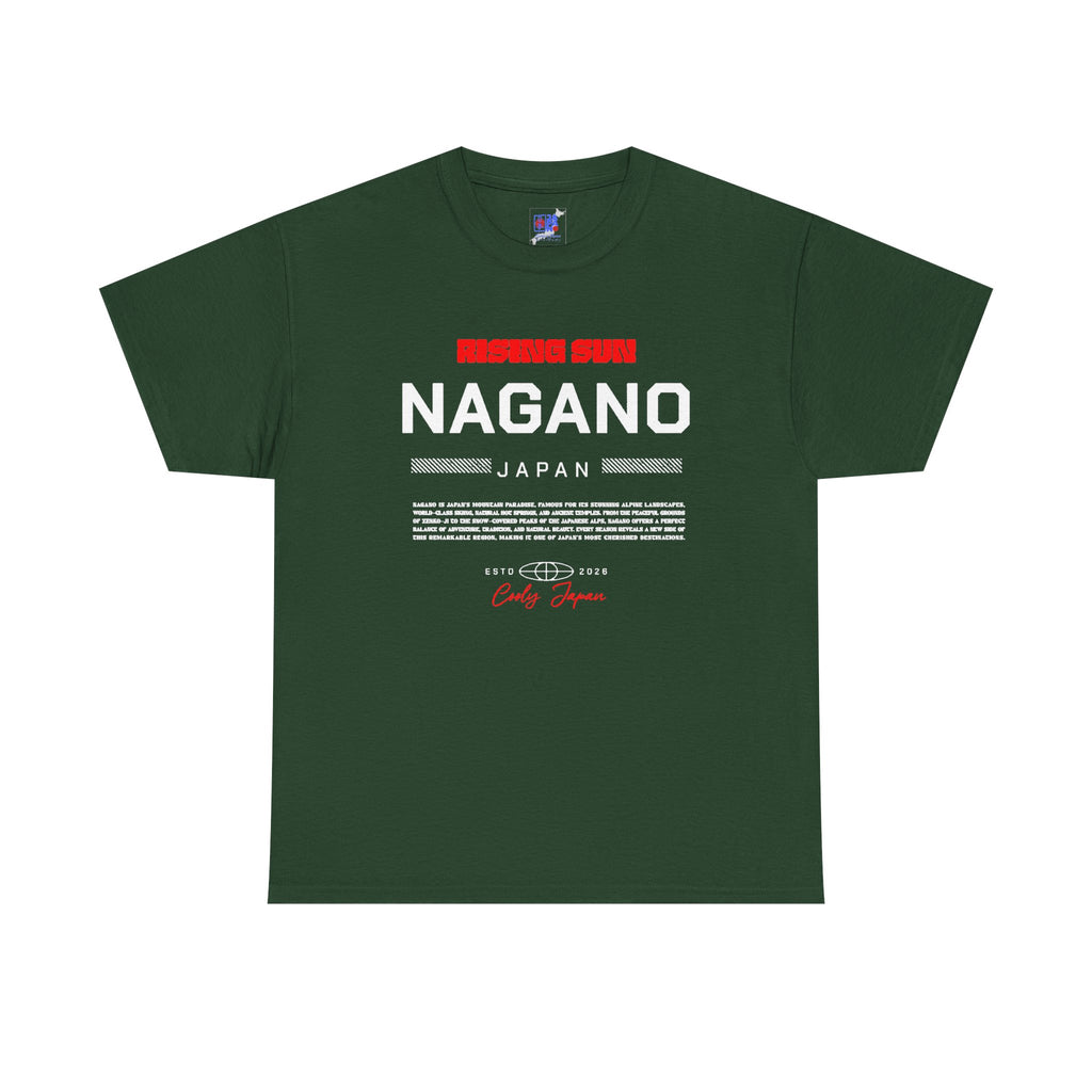 Nagano Japan T-Shirt  Heart of the Japanese Alps  Mountain Adventure and Ski Travel Souvenir Nature Lover Gift  Japan Vacation Memory Tee