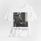 Nikola Tesla "Be Alone" | Verified Quote T-Shirt | The Thinking Person's Tee