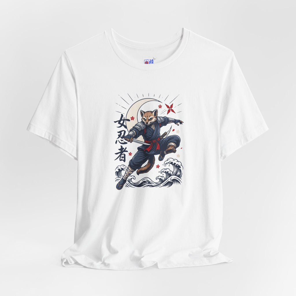 Ninja Cat Tee — Japanese Samurai Cat Graphic T-Shirt