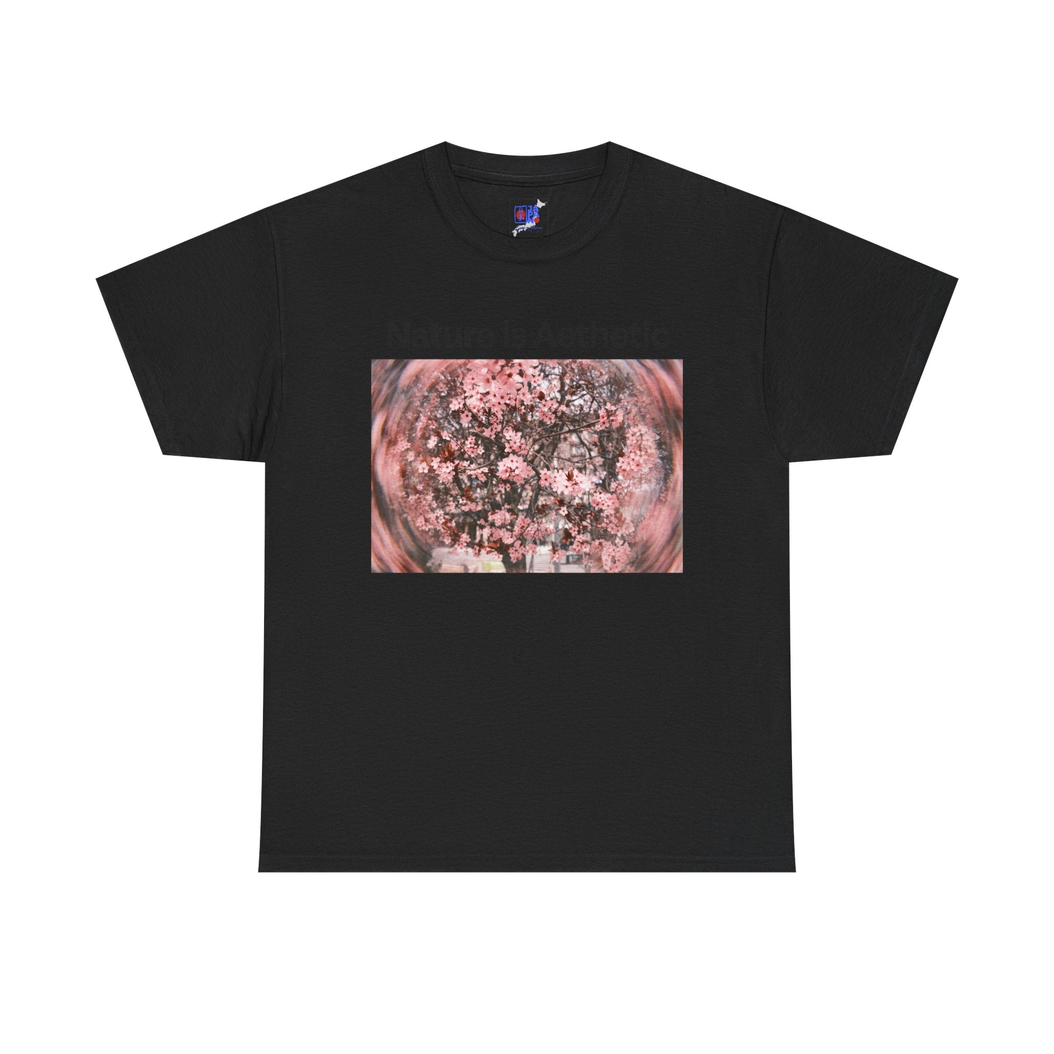 Nature Is Aesthetic Pink Sakura Floral T-Shirt