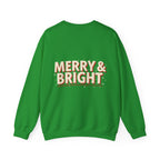 Christmas Crewneck Sweatshirt - "Most Likely to Eat All the Cookies" Merry & Bright Holiday Sweater