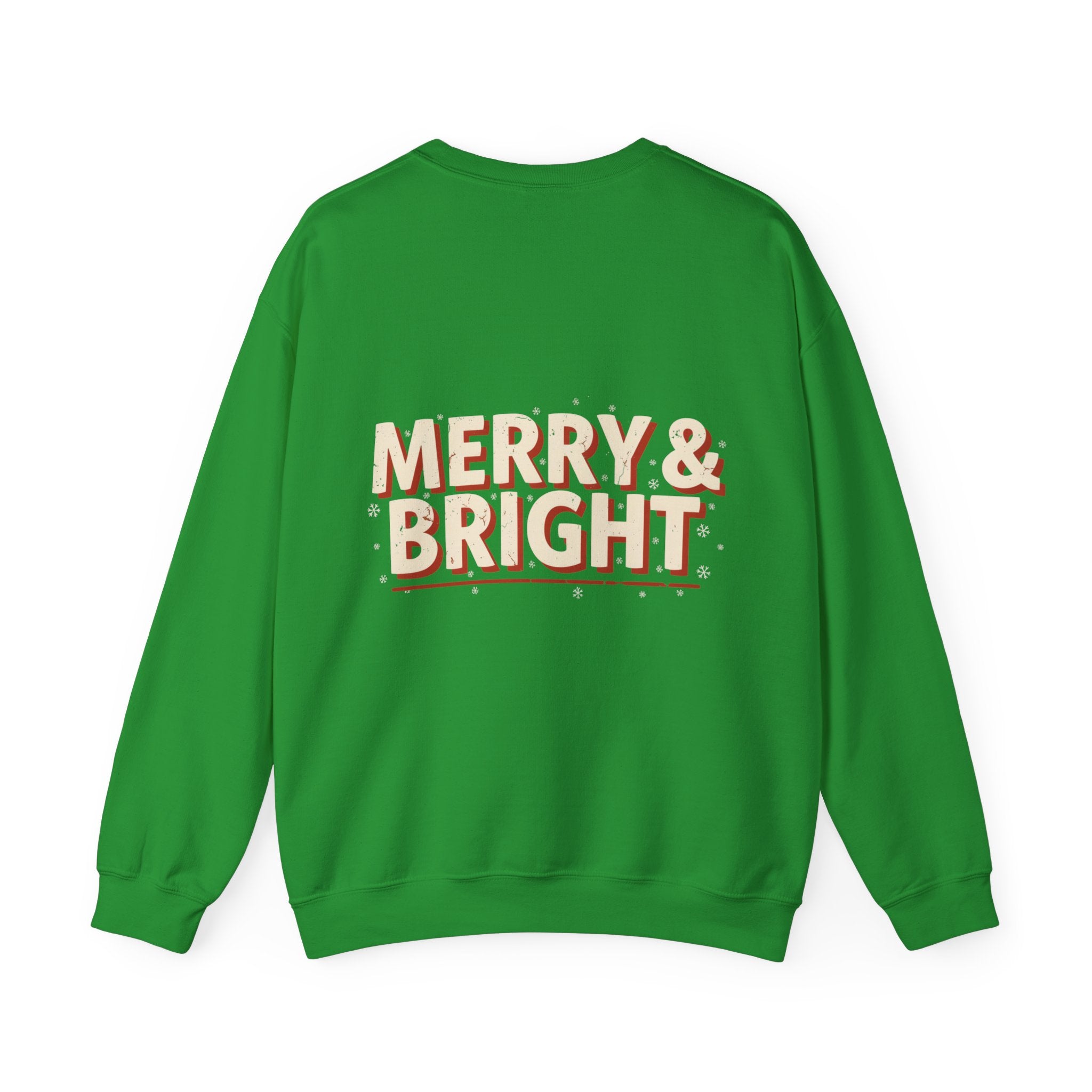 Christmas Crewneck Sweatshirt - "Most Likely to Eat All the Cookies" Merry & Bright Holiday Sweater