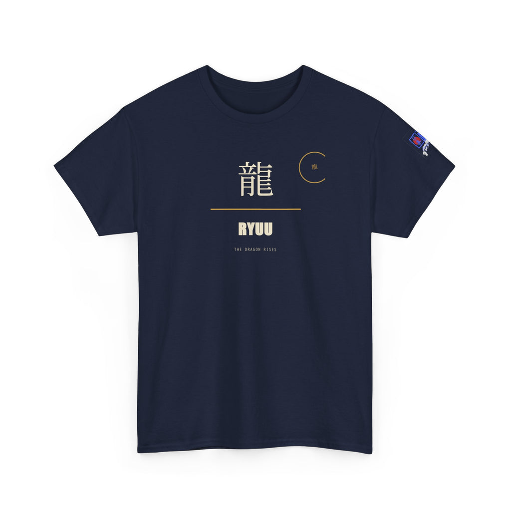 Ryuu Dragon Rises Kanji T-Shirt | Japanese Anime Graphic Tee