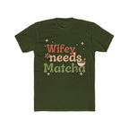 Wifey Needs Matcha Tee | Front-Print Typography Graphic | Matcha Collection