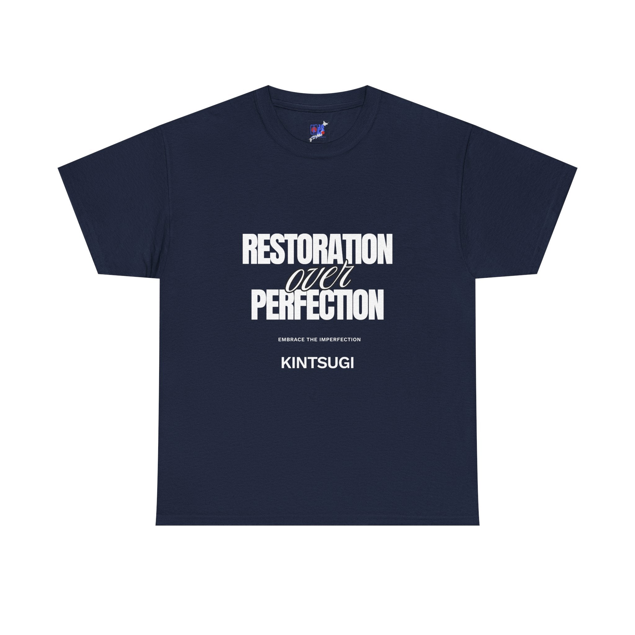 Kintsugi 'Restoration Over Perfection' T‑Shirt — Inspirational Graphic Tee