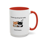 Shiba Inu "Sweet Dreams" Mug, The Last Cup of Tea for Today, Japanese Dog Cute Gift Mug
