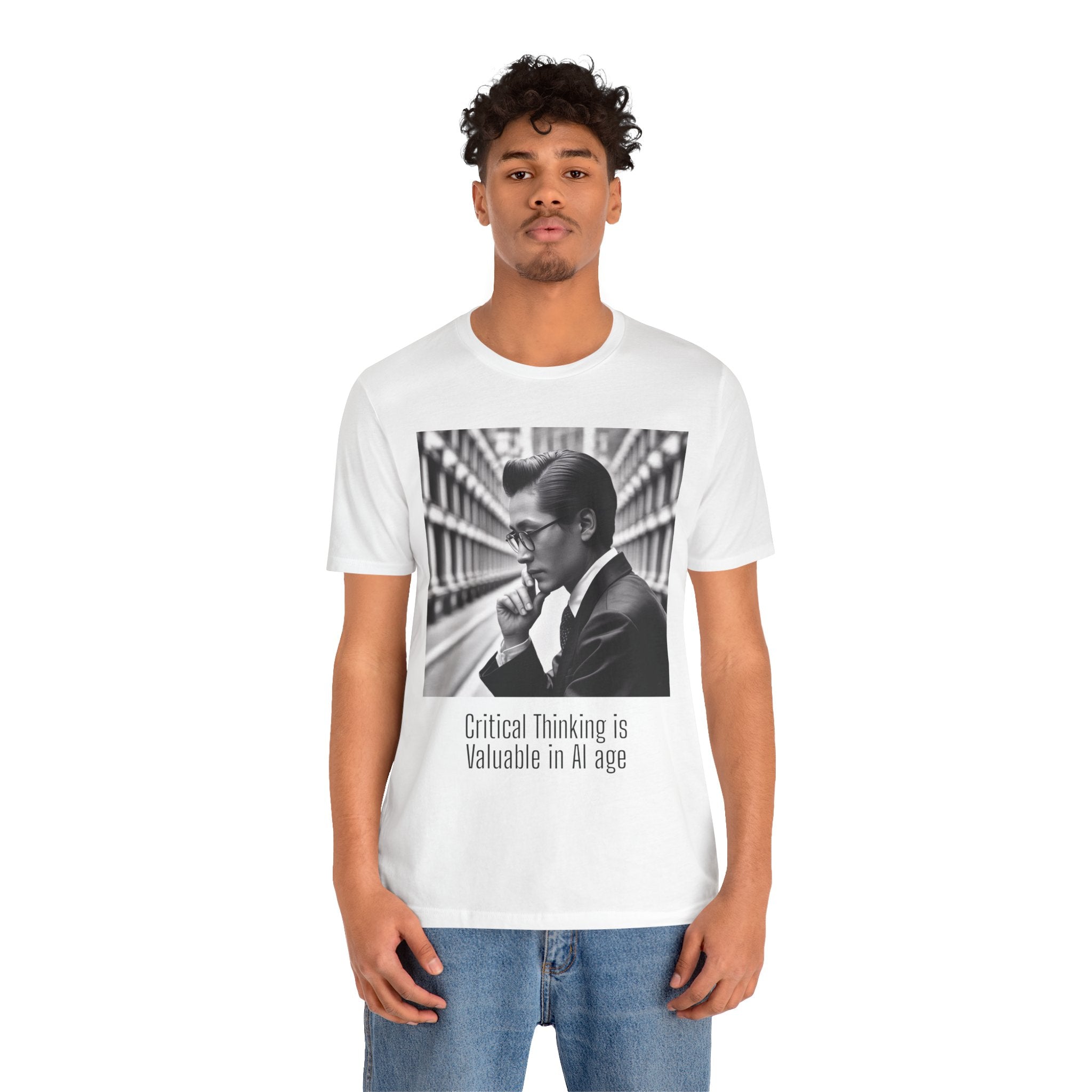 Critical Thinking T-Shirt, Intellectual Tee, Philosophical Satire Shirt, Thinker Gift,  Academic Humor Tee,  Deep Thinker Gift