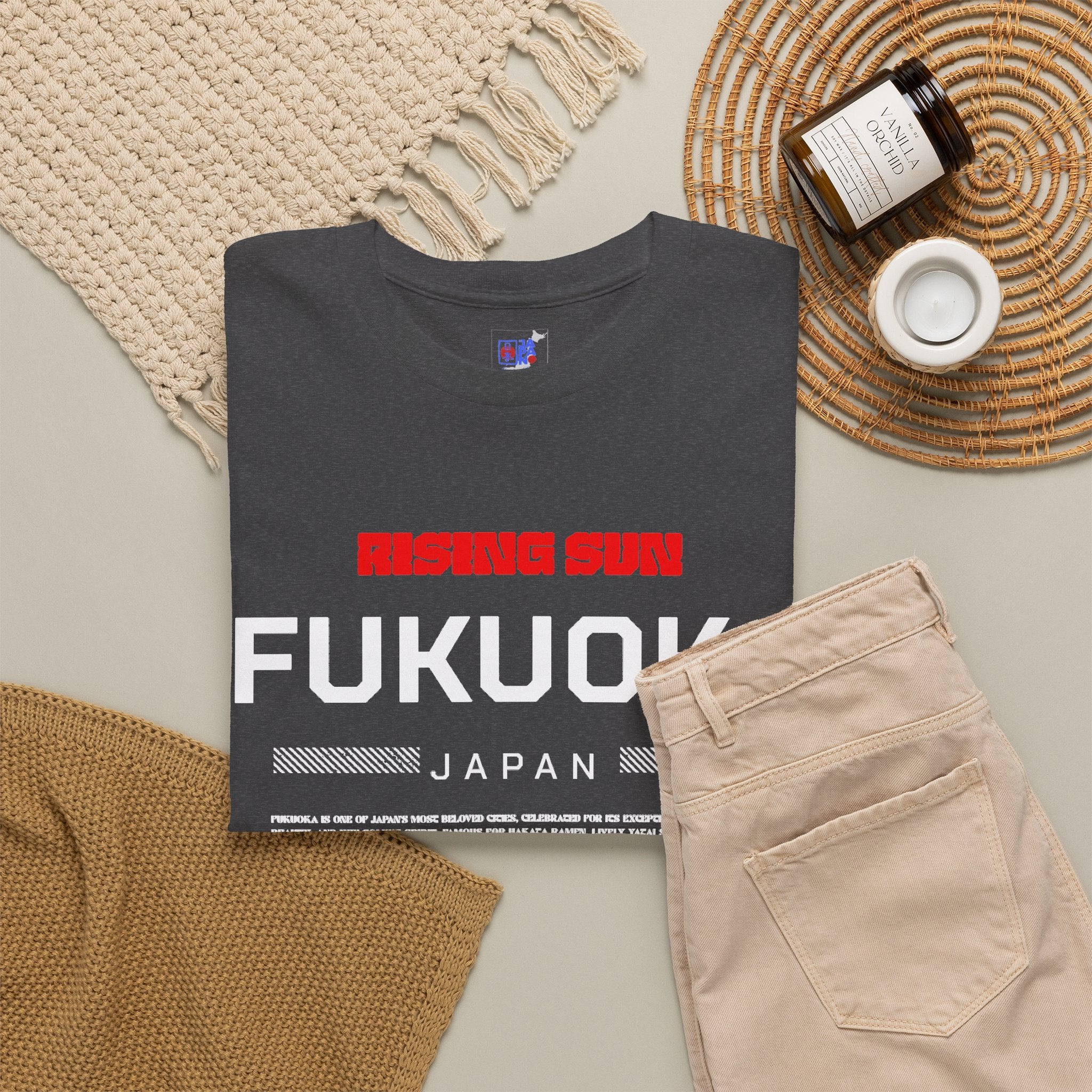 Fukuoka Japan T-Shirt, The Taste of Japan, Hakata Travel Souvenir, Kyushu Vacation Memory Tee, Gift for Japan Lovers