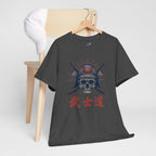 Samurai Skull Tee | Kanji Bushido Helmet Graphic Shirt