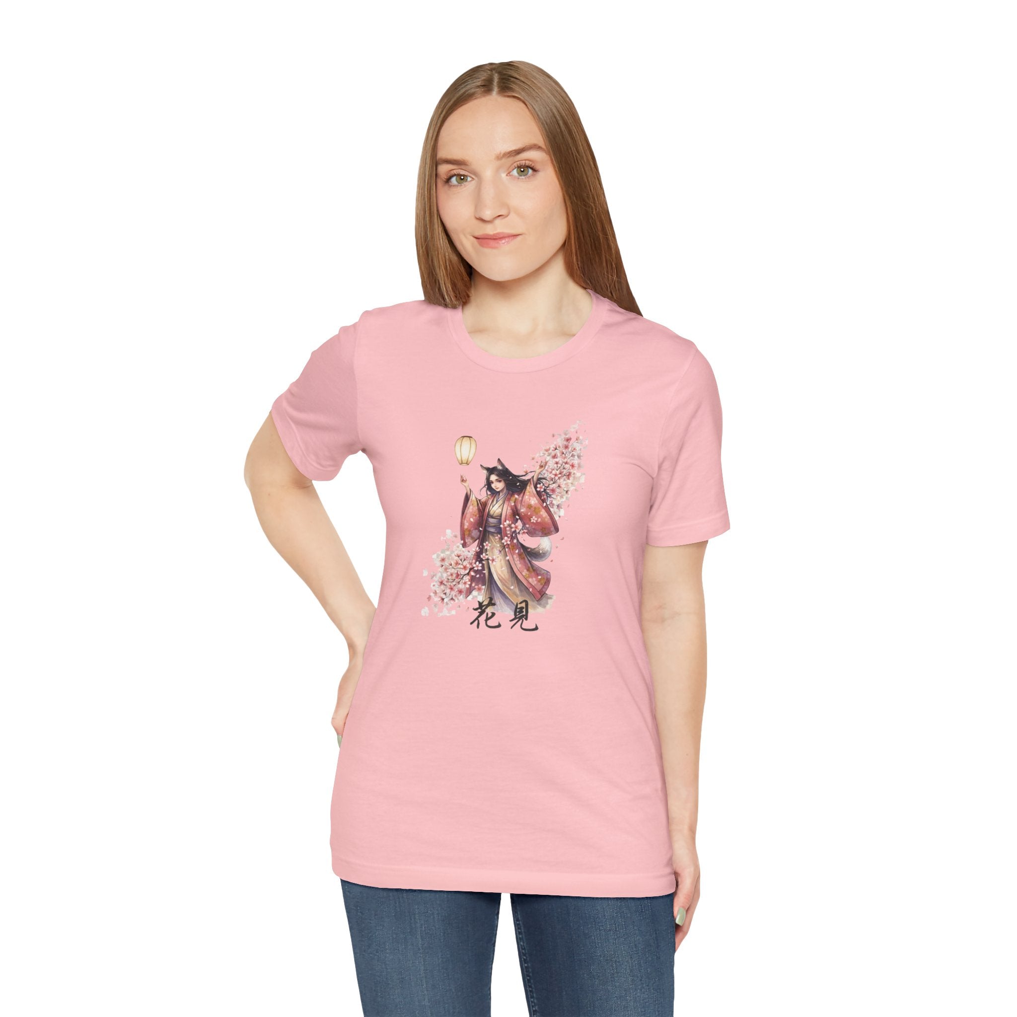 Cherry Blossom Kimono Tee — Hanami Floral Japanese Art T-Shirt