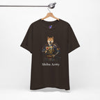 Samurai Shiba Inu T-Shirt, Shiba Army Japanese Warrior Dog Tee, Funny Dog Lover Gift - Cute Anime Samurai Shirt