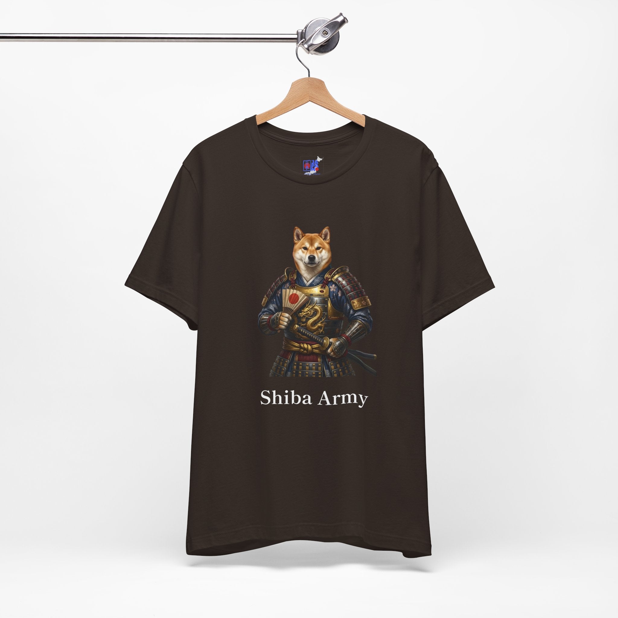 Samurai Shiba Inu T-Shirt, Shiba Army Japanese Warrior Dog Tee, Funny Dog Lover Gift - Cute Anime Samurai Shirt