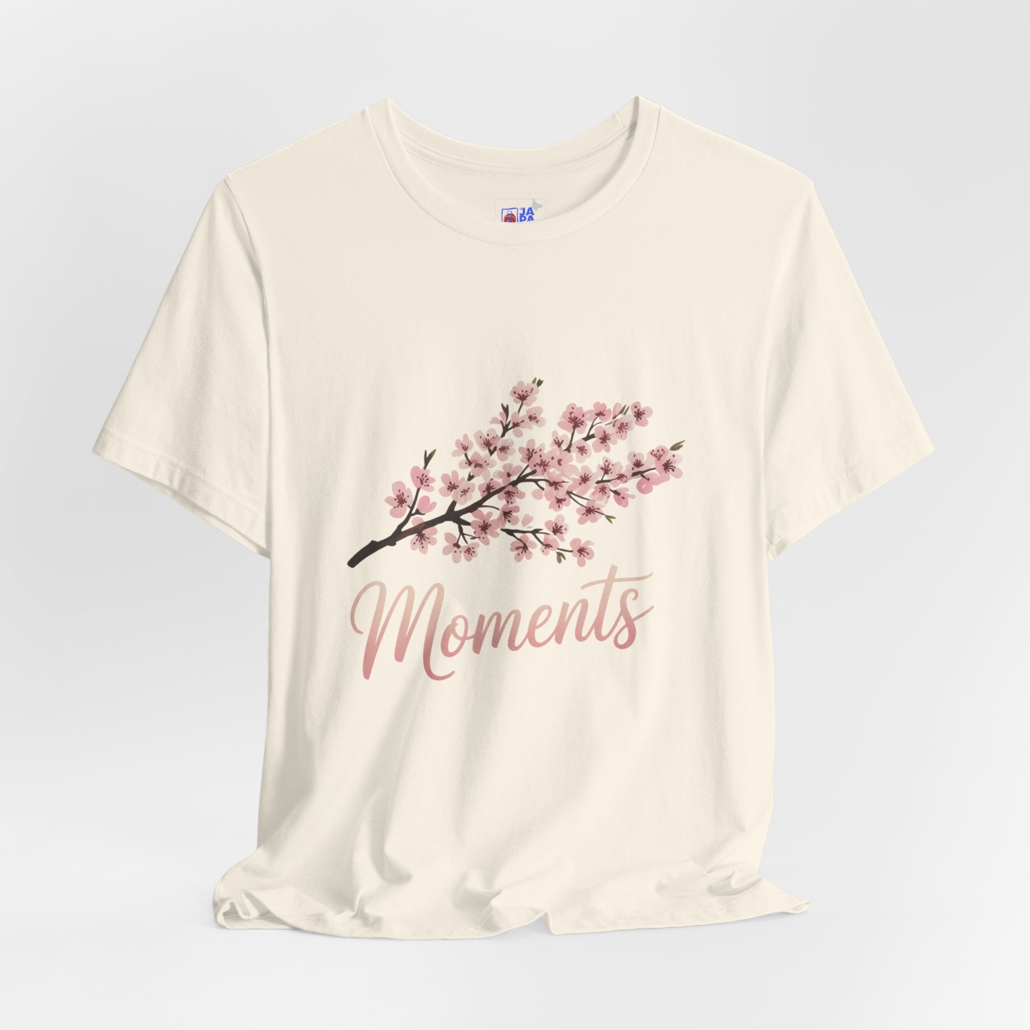 Sakura Moments T-Shirt — Japanese Cherry Blossom Quote Tee