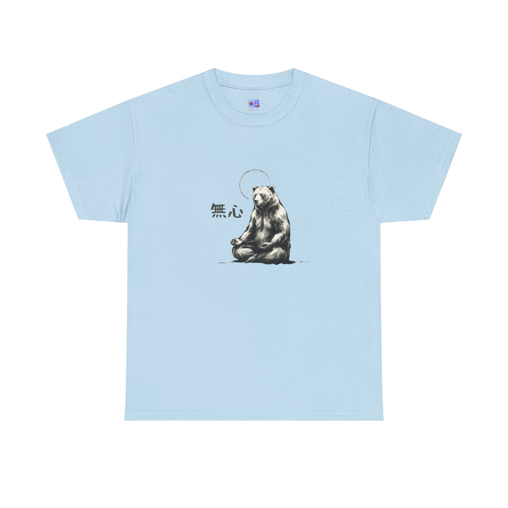 Meditating Bear T‑Shirt — Zen 'Mushin' Graphic Tee