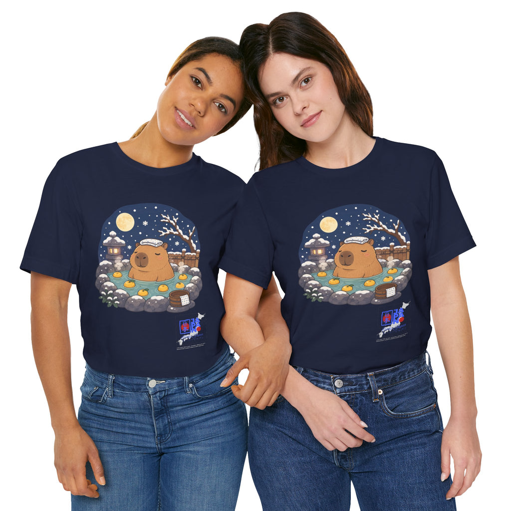 Bear Onsen T-Shirt — Cute Winter Hot Spring Graphic Tee