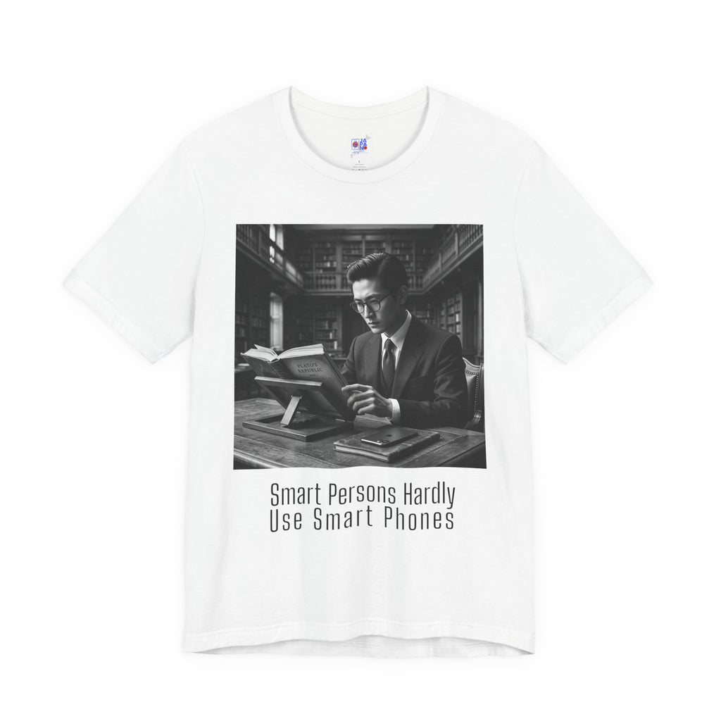 Smart Persons Hardly Use Smartphones | Plato's Republic T-Shirt