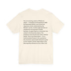 Kawanabe Kyōsai "White Eagle Eyeing a Mountain Lion" | Meiji-era Japanese Art Tee (Light)