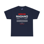 Nagano Japan T-Shirt  Heart of the Japanese Alps  Mountain Adventure and Ski Travel Souvenir Nature Lover Gift  Japan Vacation Memory Tee
