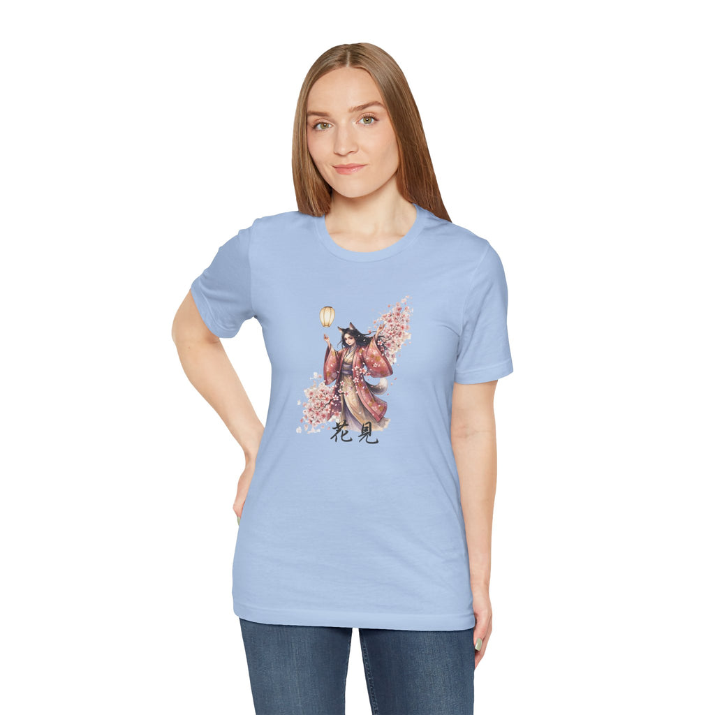 Cherry Blossom Kimono Tee — Hanami Floral Japanese Art T-Shirt