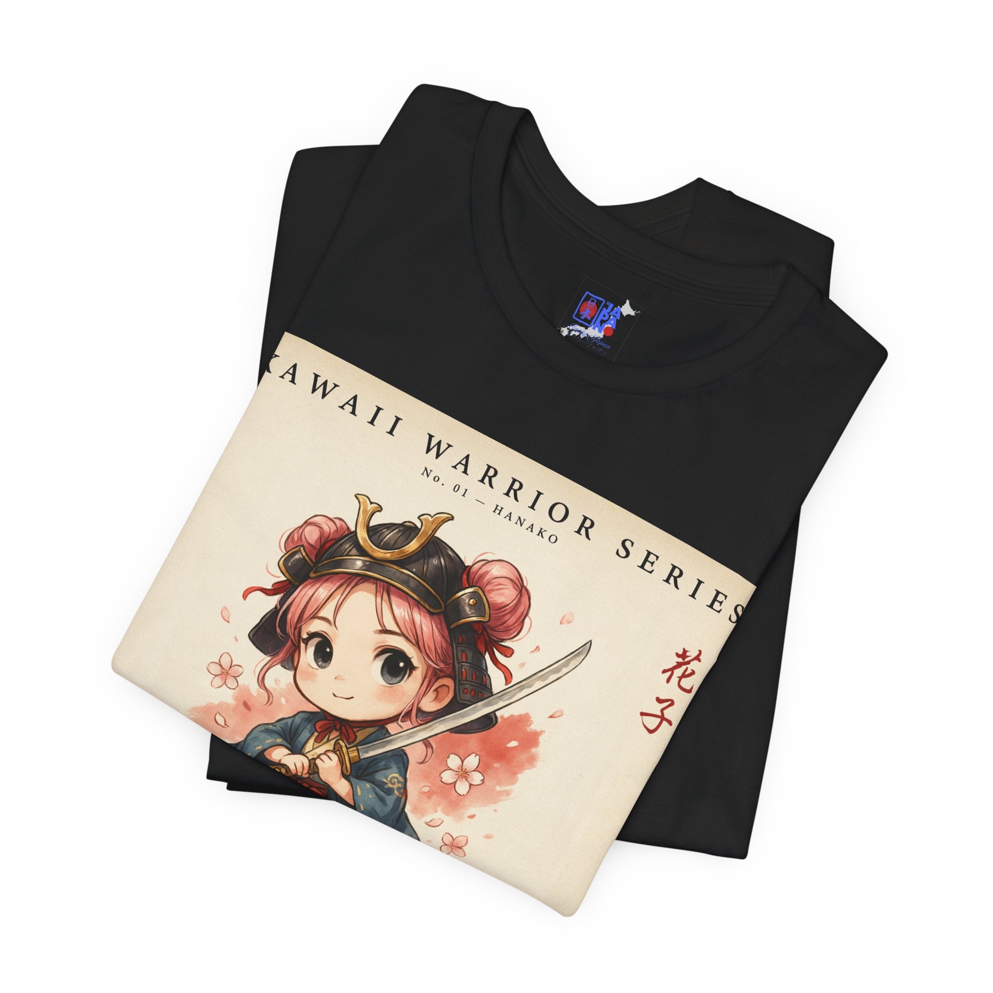Kawaii Warrior Anime Girl Samurai T-Shirt
