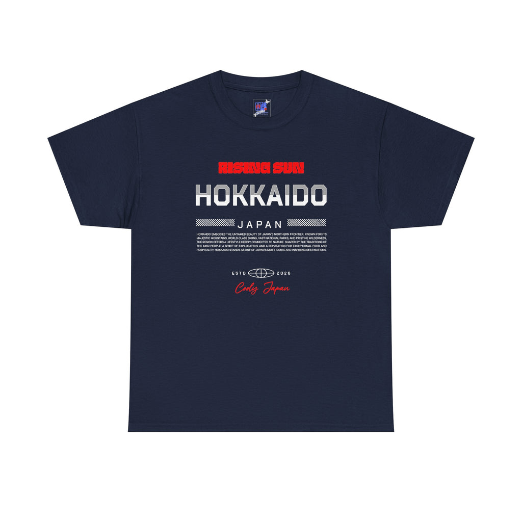 Hokkaido Japan T-Shirt, Japanese Alps & Ski Travel Souvenir Tee  Snow Adventure Shirt  Japan Vacation Memory Gift | Hokkaido Nature Apparel
