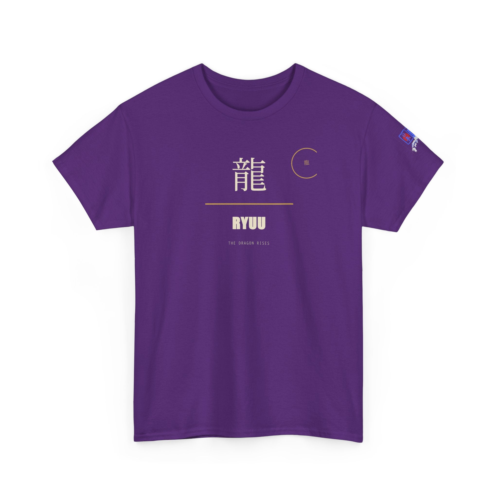 Ryuu Dragon Rises Kanji T-Shirt | Japanese Anime Graphic Tee