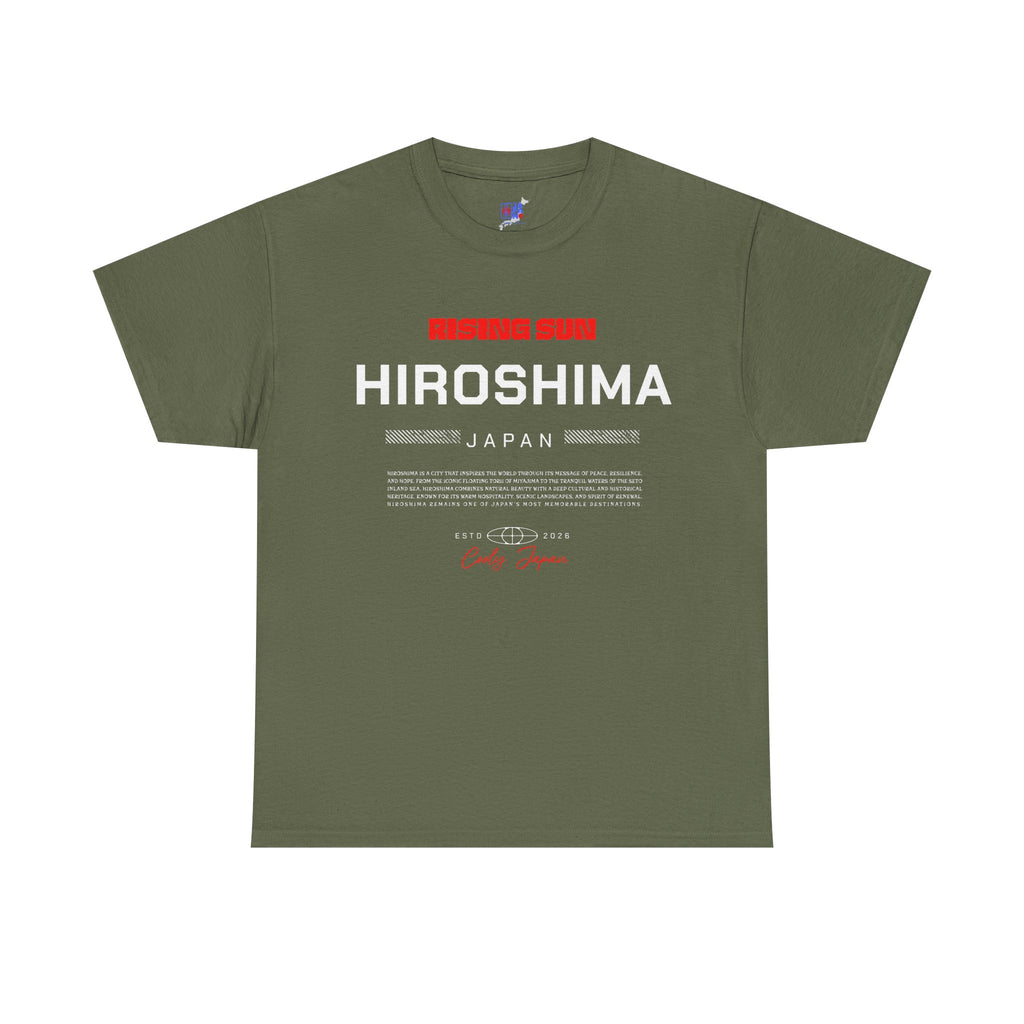 Hiroshima T-Shirt | 広島 Peace & Resilience Japan City Tee | Designed by Japanese