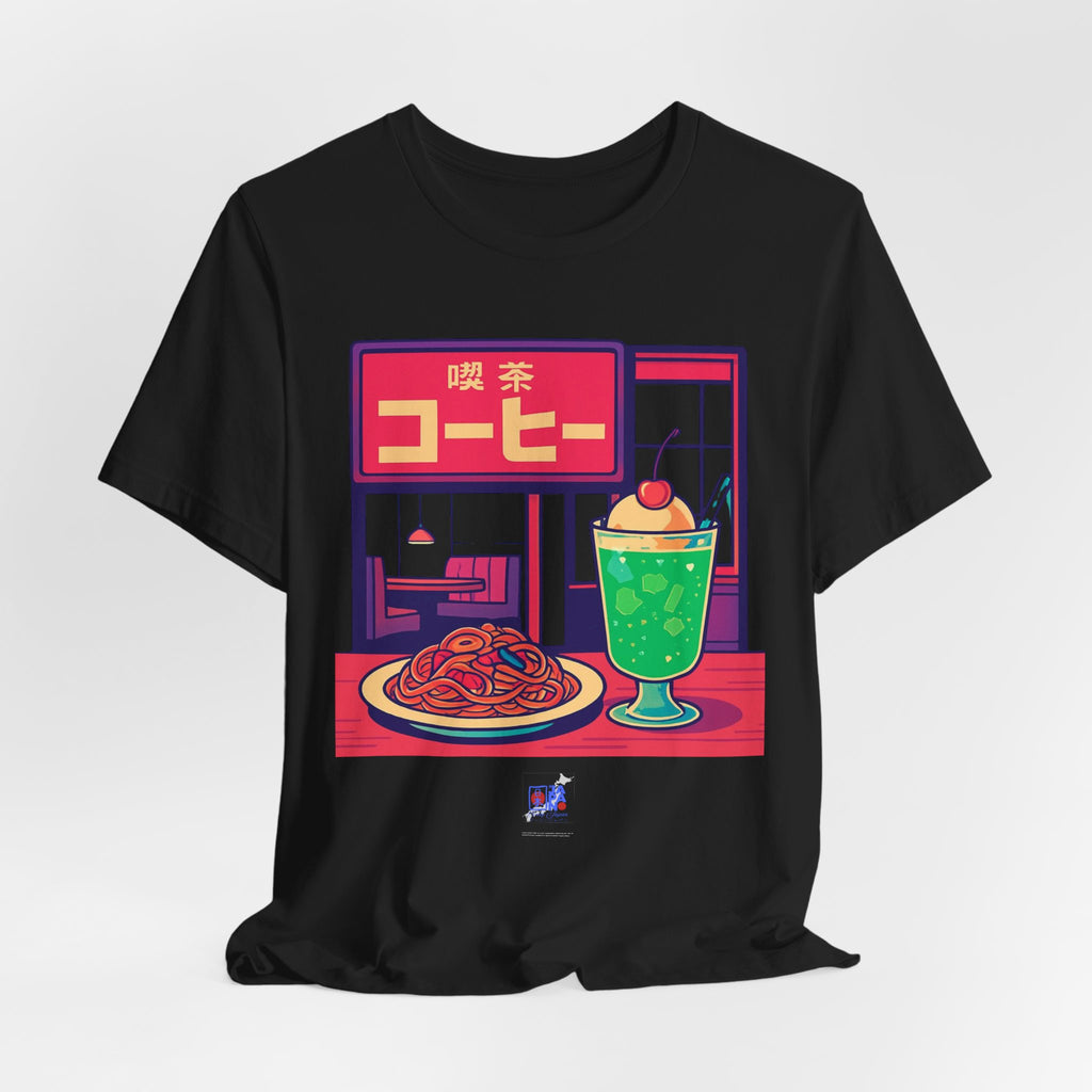 Kissaten Cream Soda Napolitan Tee | Retro Japanese Cafe Graphic