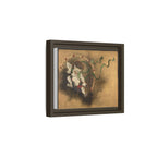 Raijin Thunder God Framed Canvas Print, Ogata Korin Edo Period Japanese Art, Rinpa Museum Reproduction, Japanese Mythology Wall Art