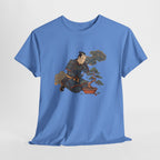 Bonsai Master Samurai T-Shirt, Japanese Ukiyo-E Bonsai Warrior Tee, Zen Gift for Bonsai Lovers, Tree Hobbyists & Plant Dad Gift