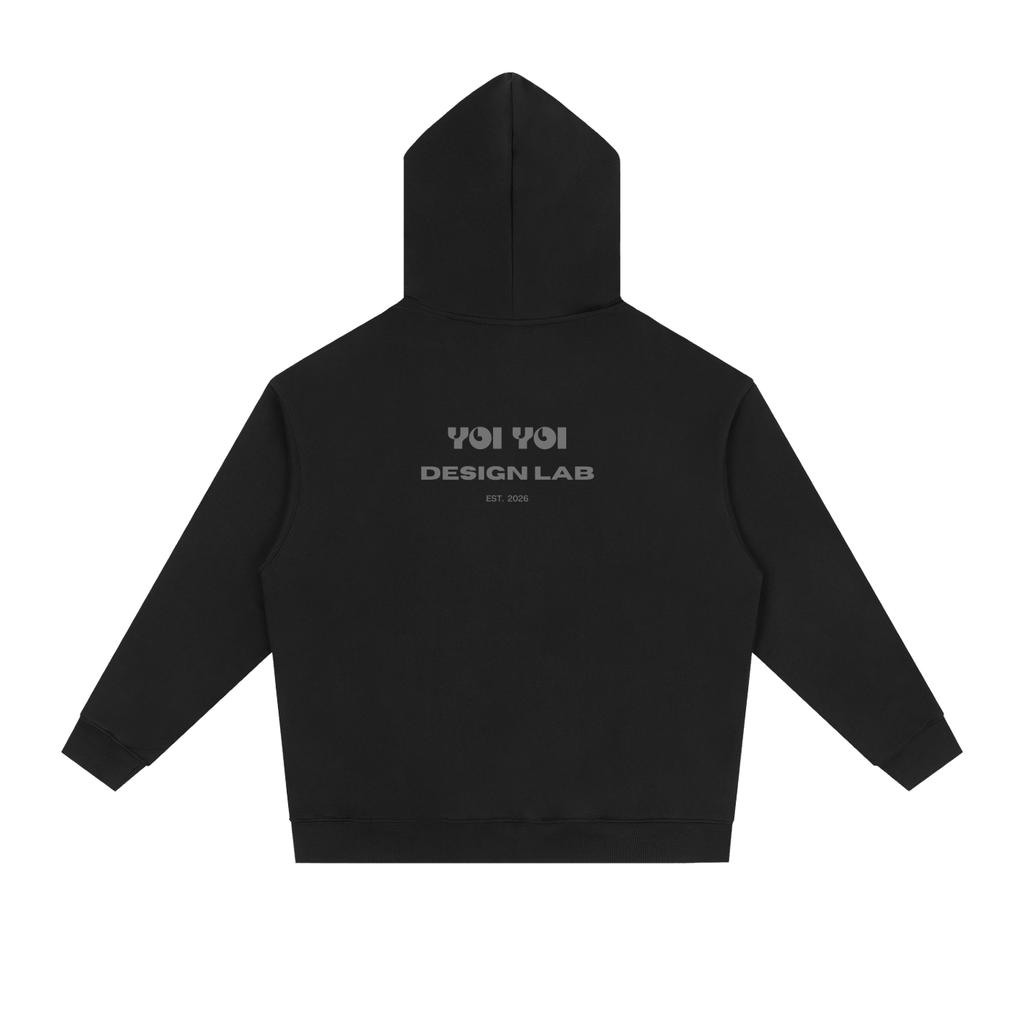 YOIYOI ART Lab — Built Different Heavyweight Hoodie | 380GSM Drop Shoulder
