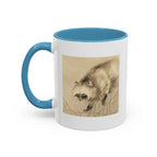Yoshimura Hōryū "Raccoon Dog Under Moonlight" | Edo-period Japanese Art Mug — Museum Collection