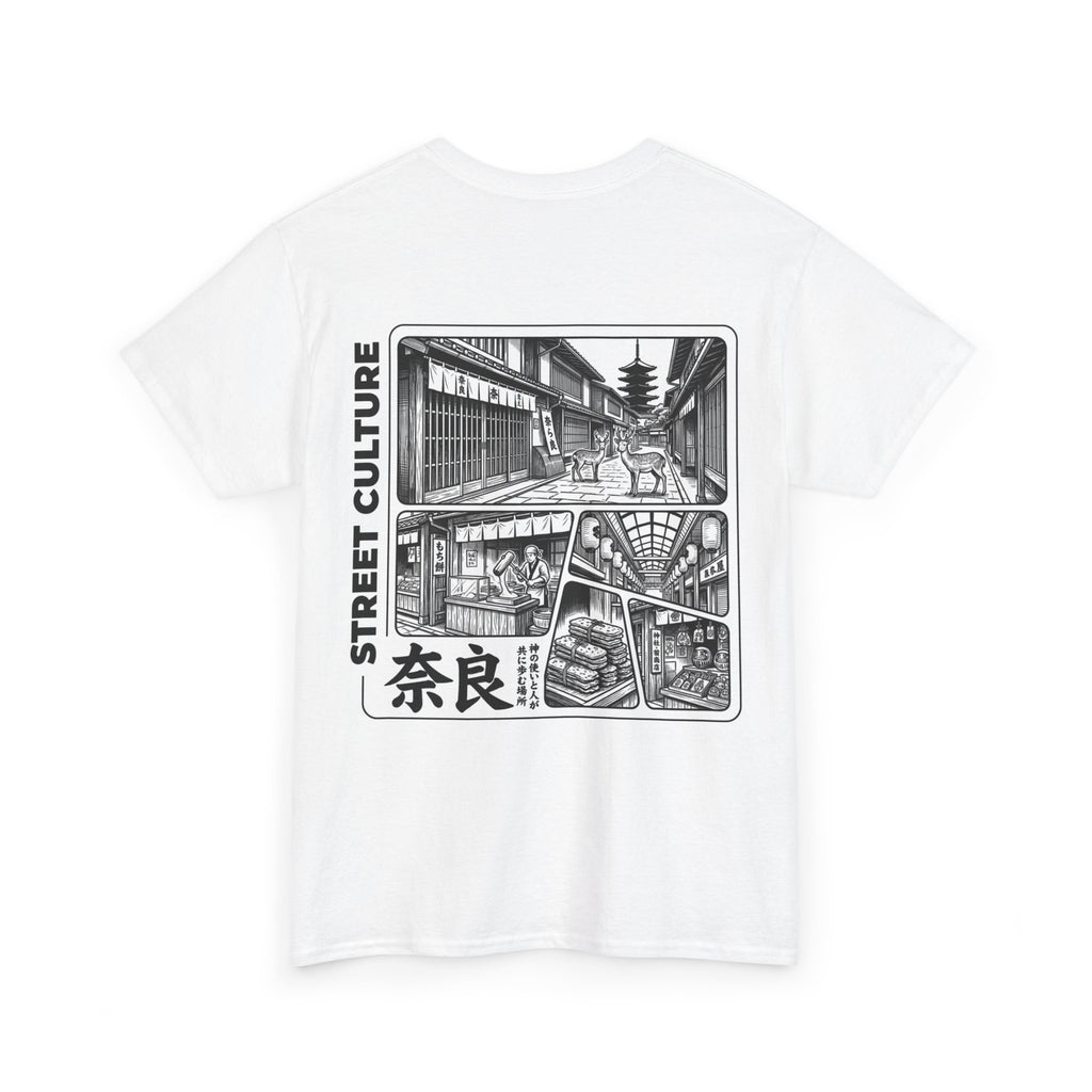 Nara Street Culture Tee | Japanese Cityscape Graphic T-Shirt