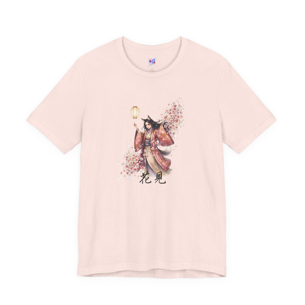 Cherry Blossom Kimono Tee — Hanami Floral Japanese Art T-Shirt