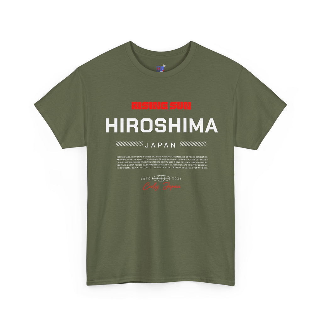 Hiroshima T-Shirt | 広島 Peace & Resilience Japan City Tee | Designed by Japanese