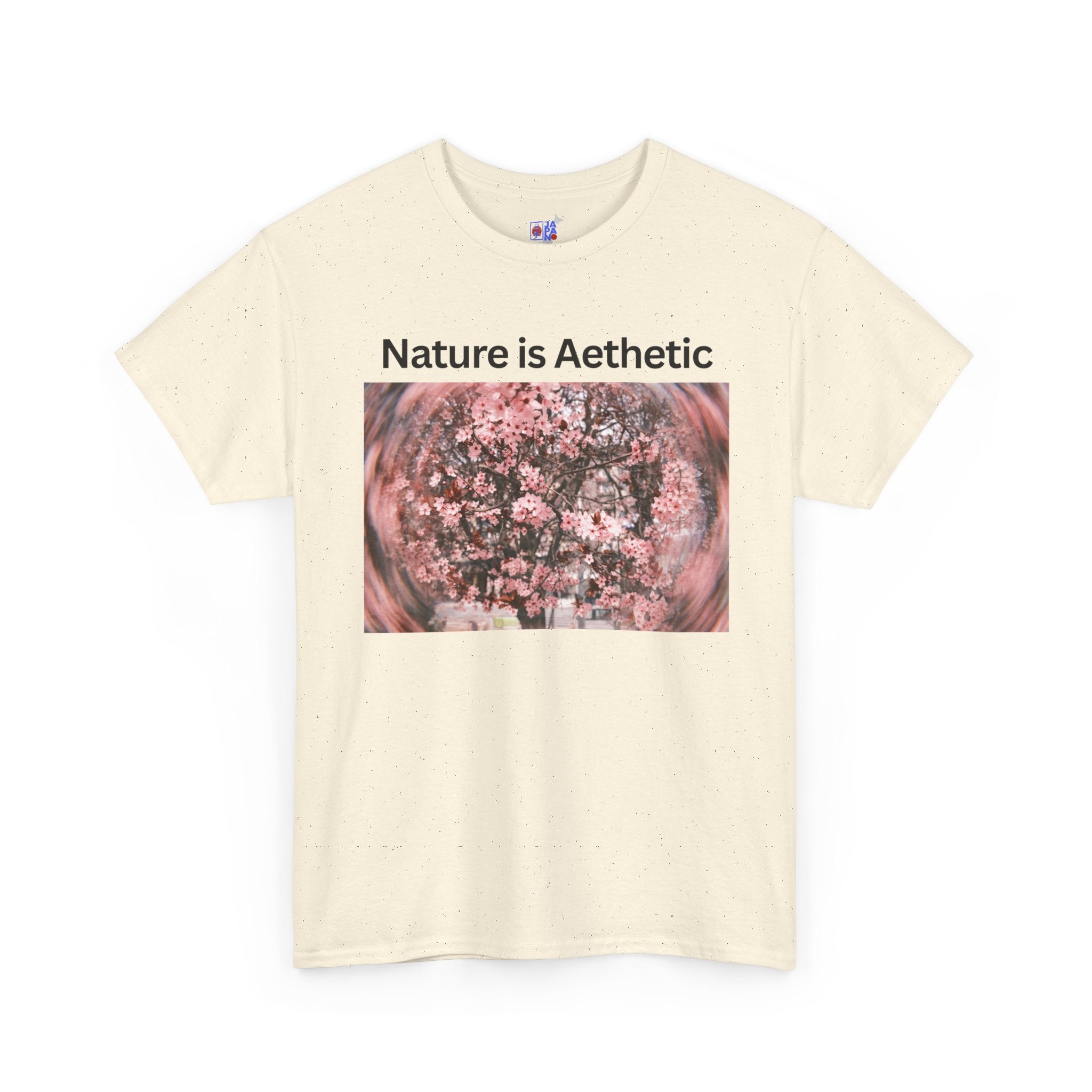 Nature Is Aesthetic Pink Sakura Floral T-Shirt