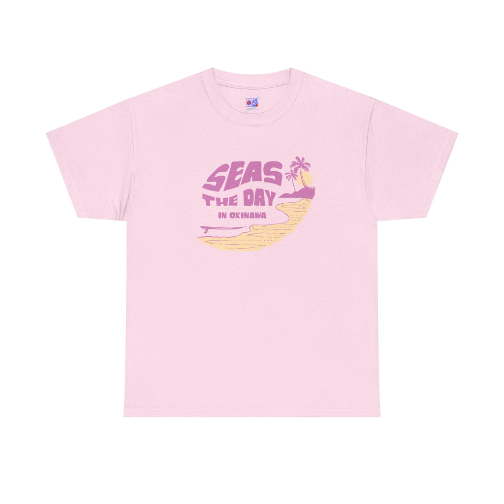 Seas the Day Okinawa Beach Tee — Vacation Graphic T-Shirt