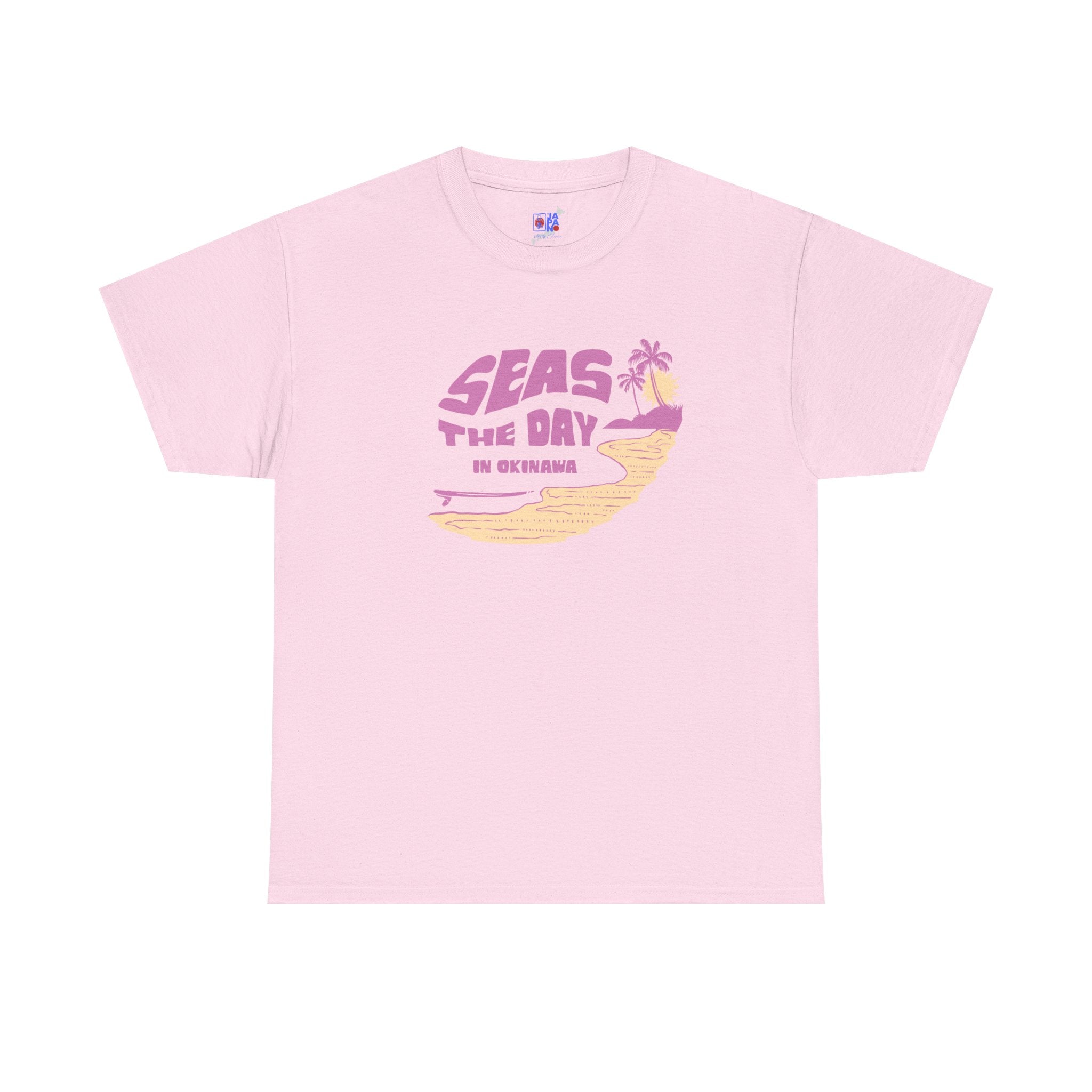 Seas the Day Okinawa Beach Tee — Vacation Graphic T-Shirt