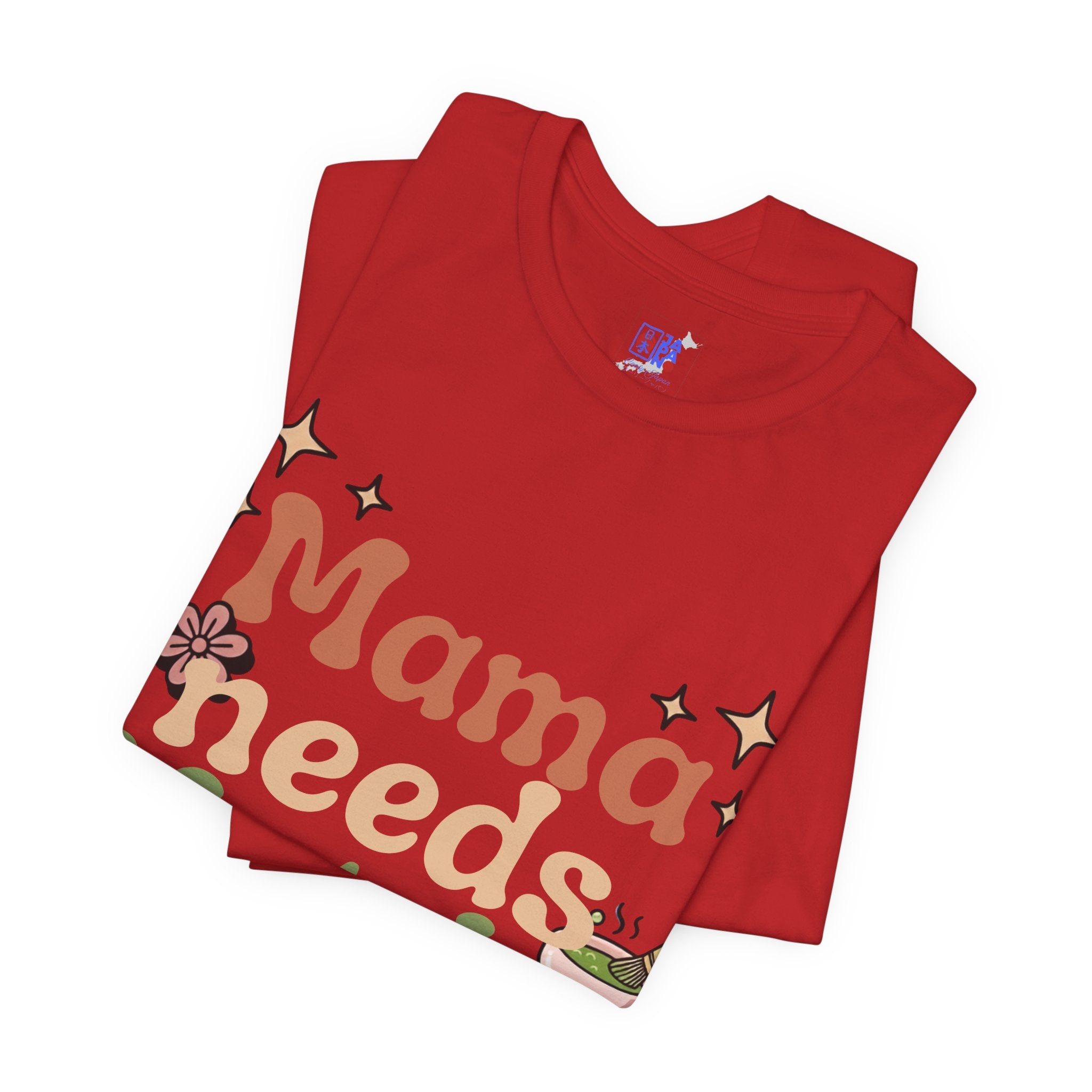 Mama Needs Matcha Tee | Pastel Front-Print Typography | Matcha Collection