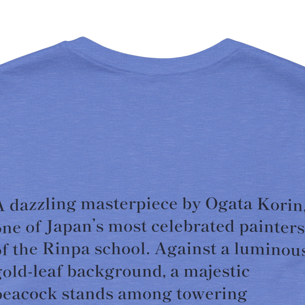 Korin Ogata "Peacock and Hollyhocks Screen", Japanese Art Museum T-Shirt