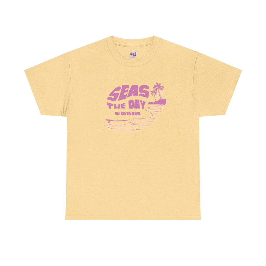 Seas the Day Okinawa Beach Tee — Vacation Graphic T-Shirt