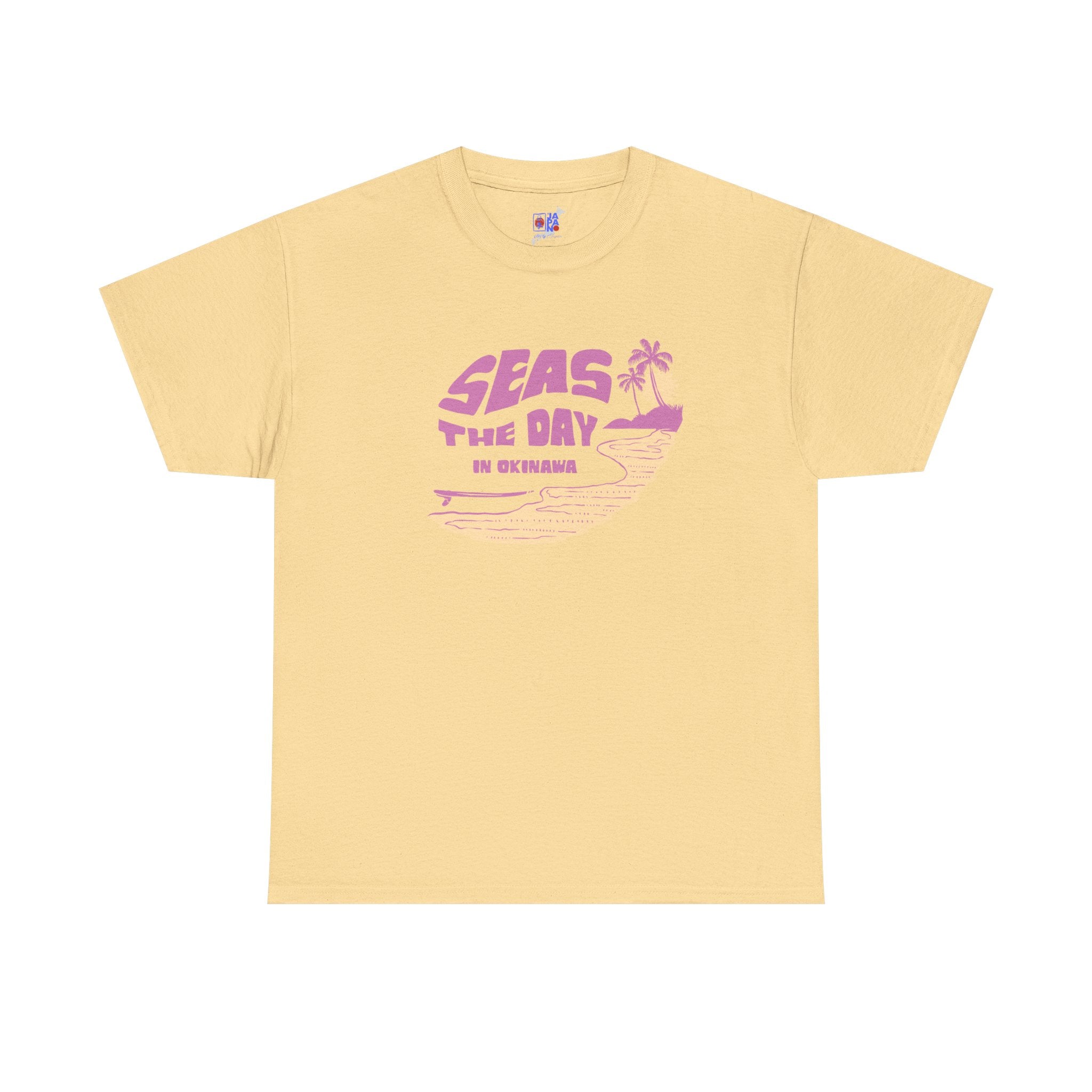 Seas the Day Okinawa Beach Tee — Vacation Graphic T-Shirt