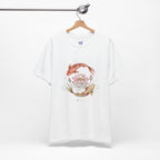 Koi and Lotus Beauty Tee | Koi Circle Floral Japanese Aesthetic