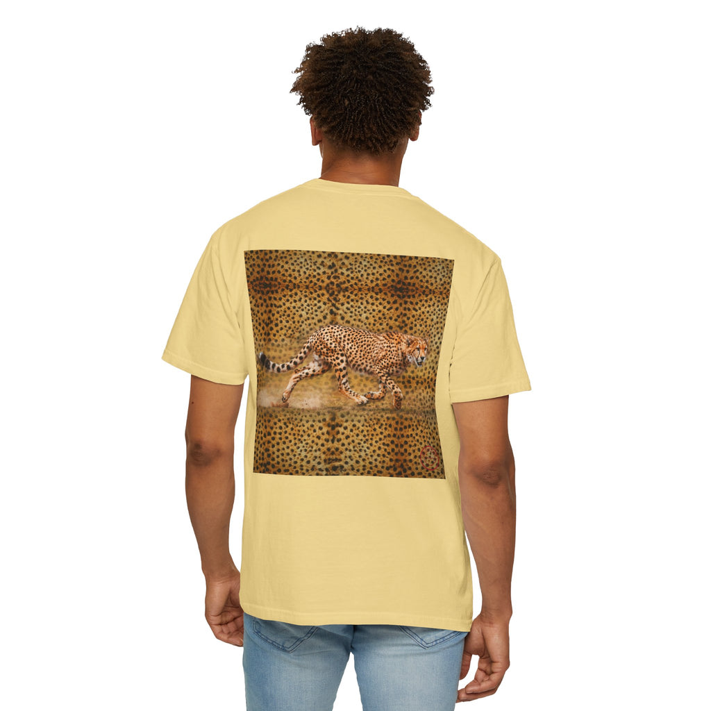 CoolyJapan — Hayate 疾風 Cheetah Tee | Light Color | Comfort Colors 1717