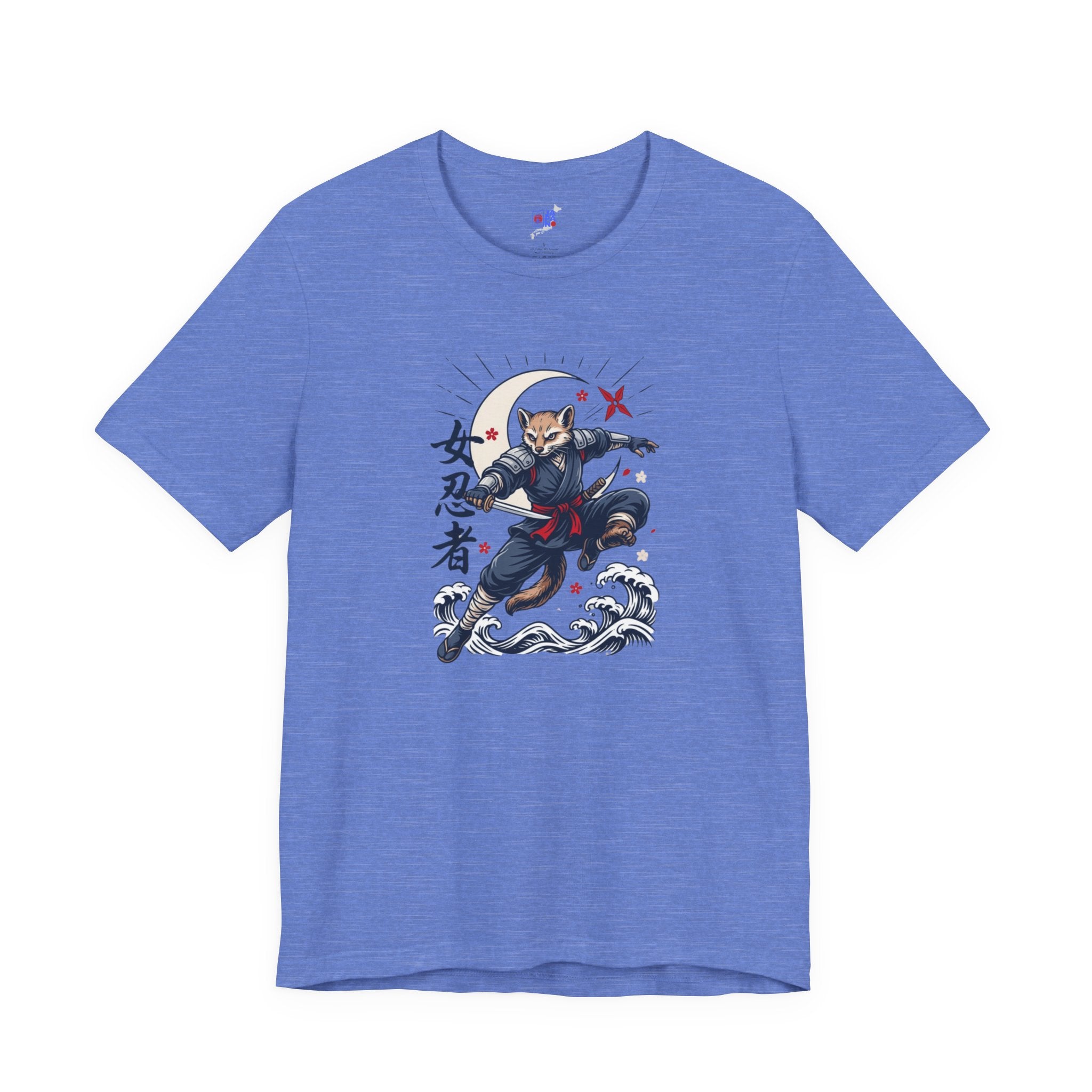 Ninja Cat Tee — Japanese Samurai Cat Graphic T-Shirt