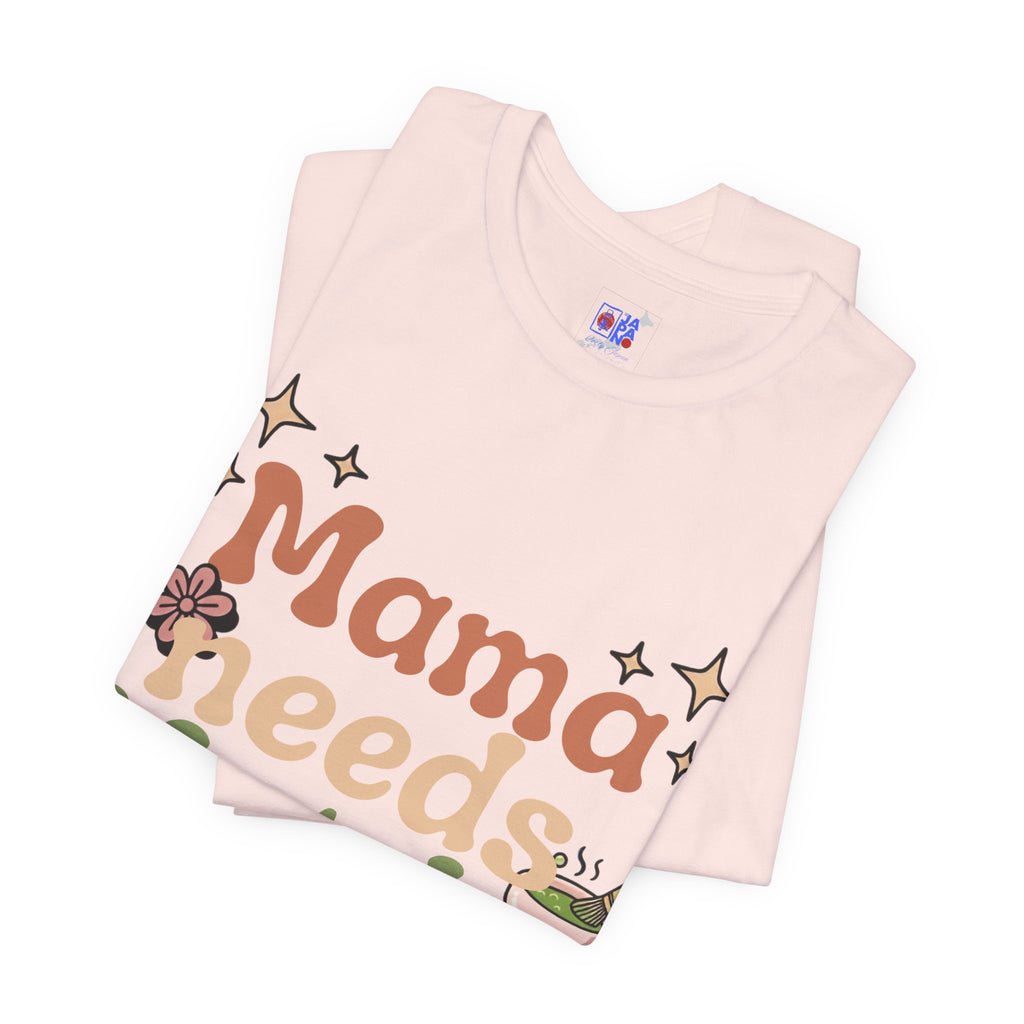 Mama Needs Matcha Tee | Pastel Front-Print Typography | Matcha Collection