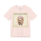 Kawaii Warrior Series T-Shirt, Cute Anime Chibi Warrior Graphic Tee